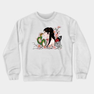 Cherry Blossom Fairy Crewneck Sweatshirt